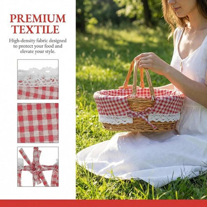 Abaodam Washable Basket Liners - Reusable Fabric Inserts for Wicker & Wire Baskets | Boho Farmhouse Decor