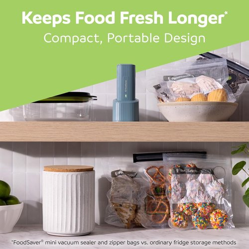 FoodSaver Vacuum Sealing Machine - Preserve Freshness with Easy One-Touch Operation | Compact Design