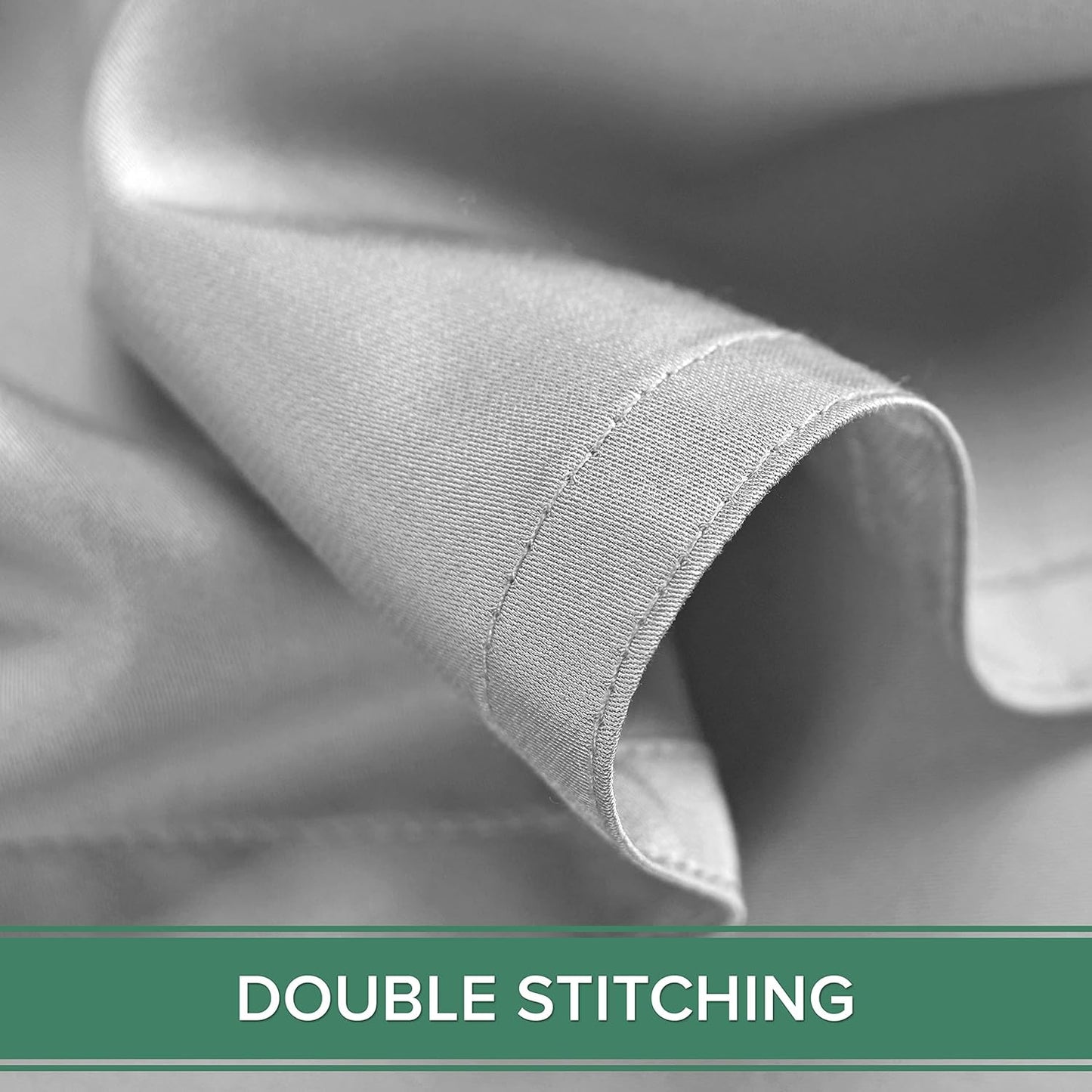 Pure Bamboo King Sheets - Luxuriously Soft 100% Organic Viscose Bed Sheet Set | Cooling & Durable (King, Silver Pearl)