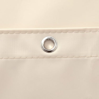 Barossa Design Beige Shower Curtain Liner with 6 Magnets - Waterproof PEVA Shower Liner for Bathroom, 72" x 72" Standard Size, PVC Free, Metal Grommets - Beige, 72x72