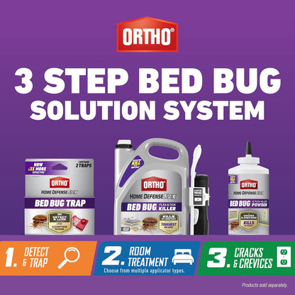 Ortho Home Defense Max Insect Spray - Effective Bed Bug, Flea & Tick Killer with Comfort Wand, 1 Gallon