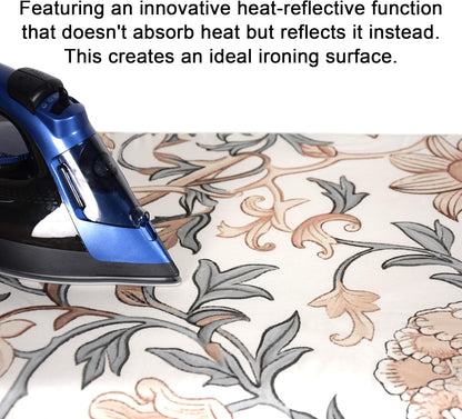 Veiox Thick Padded Ironing Board Cover - Extra Soft Heatproof Surface | Heavy-Duty Fabric, Fits Standard Sizes (15"X54")