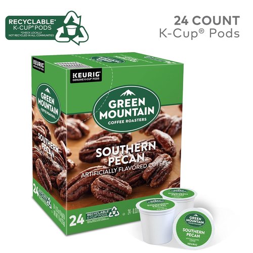 Green Mountain Coffee Roasters Southern Pecan K-Cup Pods - Flavored Light Roast, 48 Count