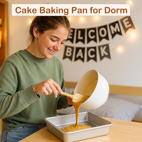 Deep Baking Pans Set by Siliver - Nonstick Heavy Duty Bakeware for Lasagna & Brownies | 9/11/13 Inch