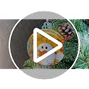 Handmade Ghost Ornament - Mini Halloween & Christmas Tree Decoration - Book Lover's Spooky Ghost with Quote - Variation: Ghost