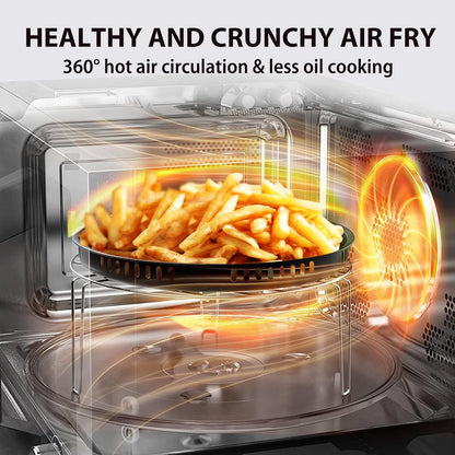 TOSHIBA Inverter Microwave Oven - Air Fryer Combo with Convection & Broil - 11.3" Turntable, 27 Auto Menus