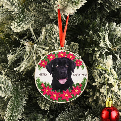 Variation of THIS listing: Black Labrador Christmas Ornament – 3D Metal Lab Dog Ornament
