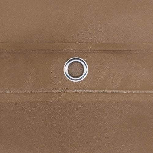 Barossa Design Brown Shower Curtain Liner - Premium PEVA, BPA & PVC Free, No Chemical Smell, Lightweight Standard Size Shower Curtain with 3 Magnets, Metal Grommets - Brown