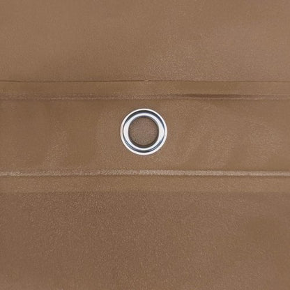 Barossa Design Brown Shower Curtain Liner - Premium PEVA, BPA & PVC Free, No Chemical Smell, Lightweight Standard Size Shower Curtain with 3 Magnets, Metal Grommets - Brown