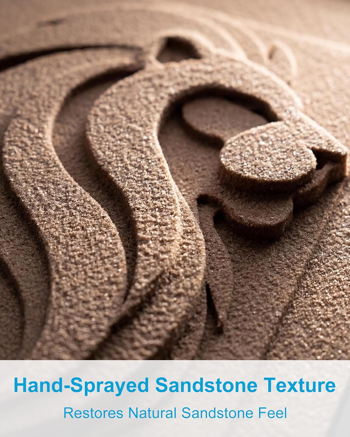 MIX3D Wall Art - 3D Textured Sandstone Set of 3 | 24x36 Inch Framed Handcrafted Artwork for Home Decor