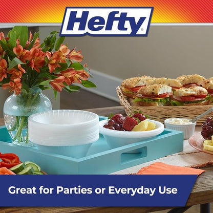 Hefty Foam Bowls - Soak-Proof Design for Everyday Use | 12 Ounce, 50 Count Pack