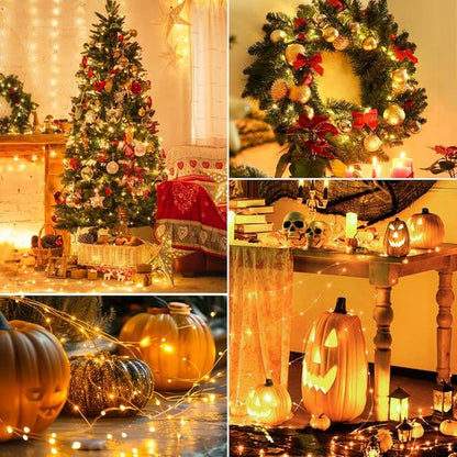 Btfarm 10FT Fairy Lights - 30 LED Battery Operated Twinkle Lights with Timer | Waterproof Copper Wire for Indoor & Outdoor Holiday Decor