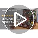 Walnut Challenge Coin Display with DIY Felt Pin Board - Military Collector Gift