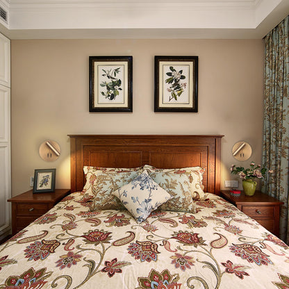 Wall Mount Reading Light for Bed, Backlight Night Wall Lamp, Hardwired Sconce with Switch, Adjustable Wall Sconce Surface Mount Book Reading Lamp,LED Wall Lighting for Bedroom Bedside Lamps (Bronze)