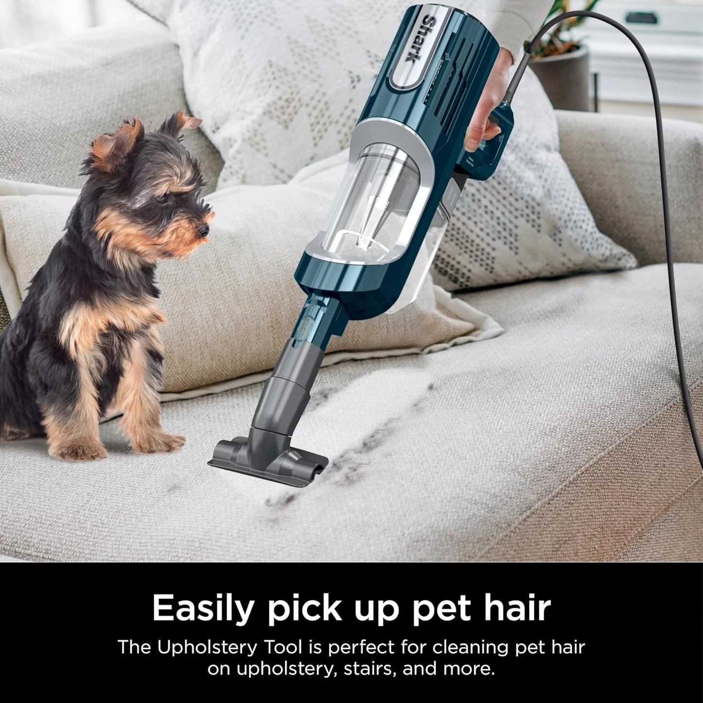 Shark HZ700 Ultralight PetPro Corded Stick Vacuum - PowerFins & Odor Neutralizer, Blue Iris