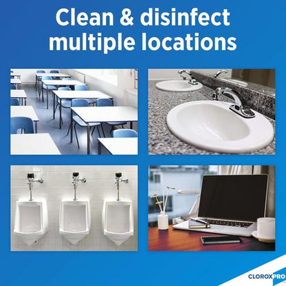 CloroxPro Disinfectant Cleaner with Bleach Refill - 128 Ounces for Powerful Cleaning