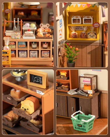 Rolife Miniature House Kit - 1:20 DIY Dollhouse with LED Lights | Perfect Craft for Adults & Gift Idea