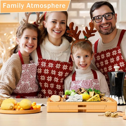 Cheese Boards Charcuterie Boards Gift Sets, Wood Bamboo Charcuterie Boards Set, Cheese Knife Set for Charcuterie Board, Slate Cheese Boards, Extra Large Charcuterie Board, Christmas Charcuterie Board