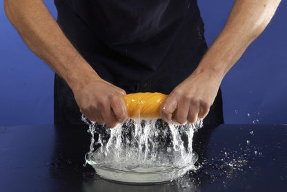 Original Shamwow - Super Absorbent Multi-Purpose Cleaning Shammy Chamois Towel Cloth - Holds 10X its Weight in Liquid - Machine Washable - Will Not Scratch (8 Pack, Orange)