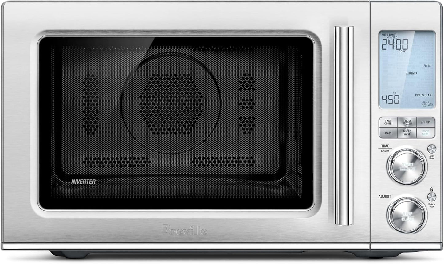 Breville Combi Wave 3-in-1 Microwave - Air Fryer & Convection Oven | Brushed Stainless Steel Finish