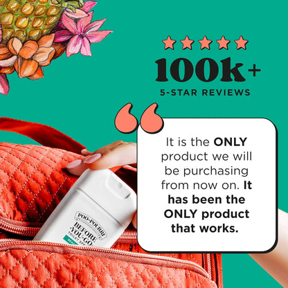 Poo-Pourri Pocket Toilet Spray - Travel Essential for On-The-Go Odor Control | Beach Bum, 1 Fl Oz, TSA Approved