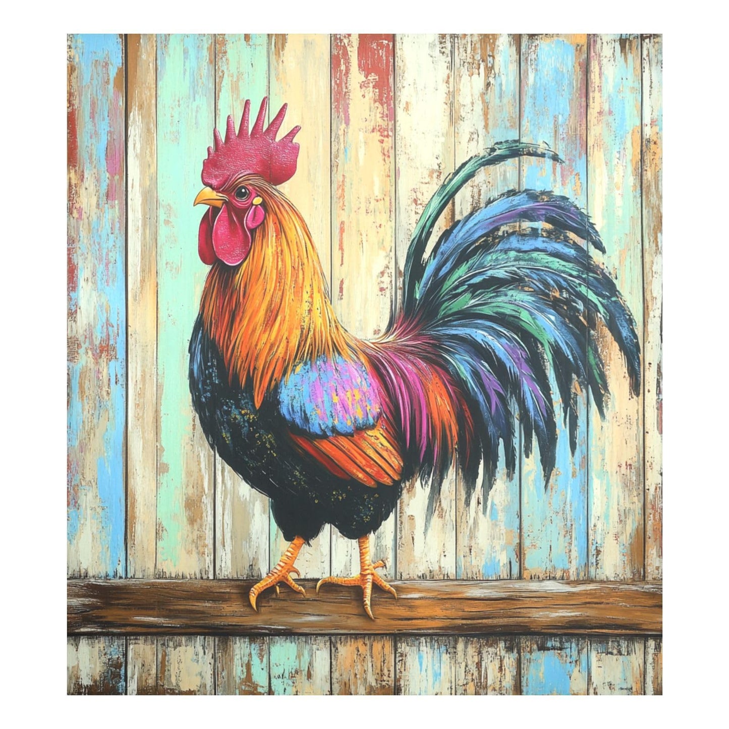 Rooster Dishwasher Magnet Cover 23x26 inch,Decorative Dishwasher Magnet Cover Farmhouse Refrigerator Magnetic Sticker Cover