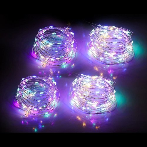 Mandiq Fairy Lights - 10ft Battery Operated String Lights with 30 LEDs | Flashing & Constant Modes, Multicolor