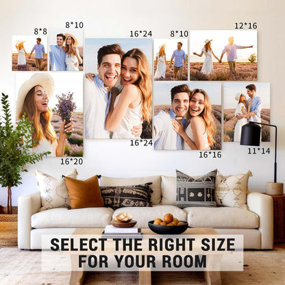 Skiennix Custom Canvas Prints - Personalized Wall Art for Bedroom & Living Room | 8x8in