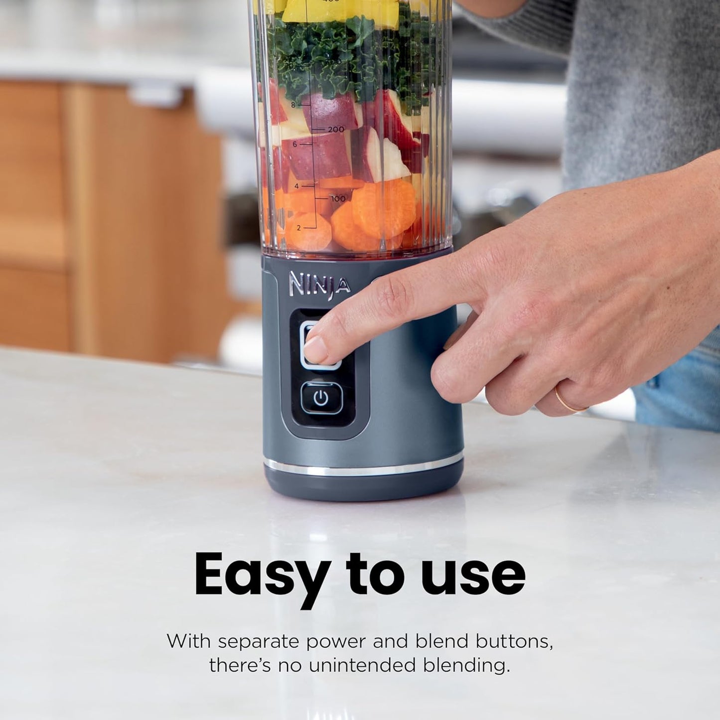 Ninja Blast Portable Blender - Cordless 18oz Personal Blender for Smoothies & Shakes | BPA-Free, USB-C Rechargeable, Lavender