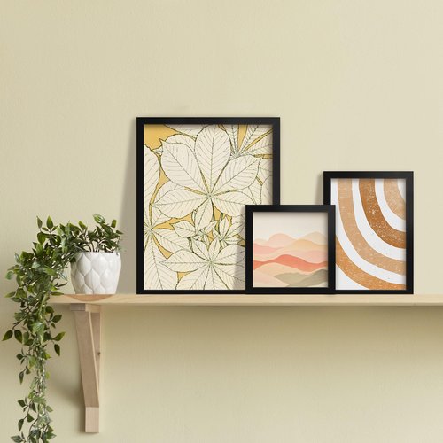 LaVie Home 5x7 Picture Frame Black Set of 10, Display 4x6 with Mat or 5 x 7 Without Mat Picture, Photo Frame Collage for Wall Gallery or Table Deco, Hanging or Tabletop Display