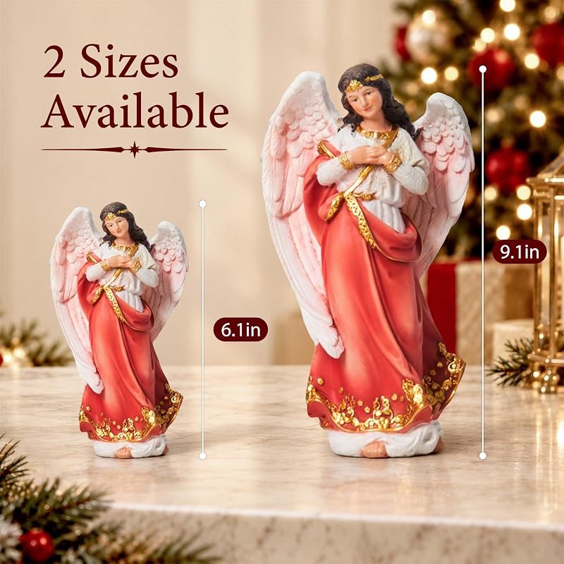 Nativity Sets for Christmas Indoor 13-Piece Display, 5.9 Inch - Variation: 5.9inch