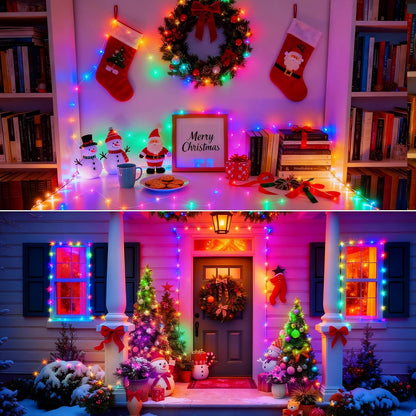 Skiennix 6 Pack Battery Powered Fairy Lights - Remote Control, Timer & 8 Modes | 7ft 20LED Mini Lights for Easter, Christmas & Weddings (Multicolor)