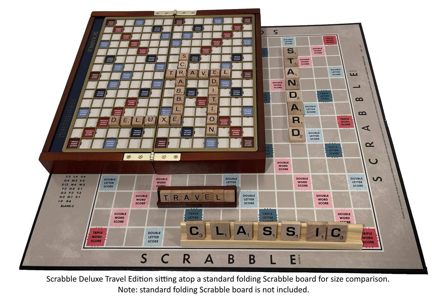 WS Game Company Scrabble Deluxe Travel Edition, 2 to 4 players