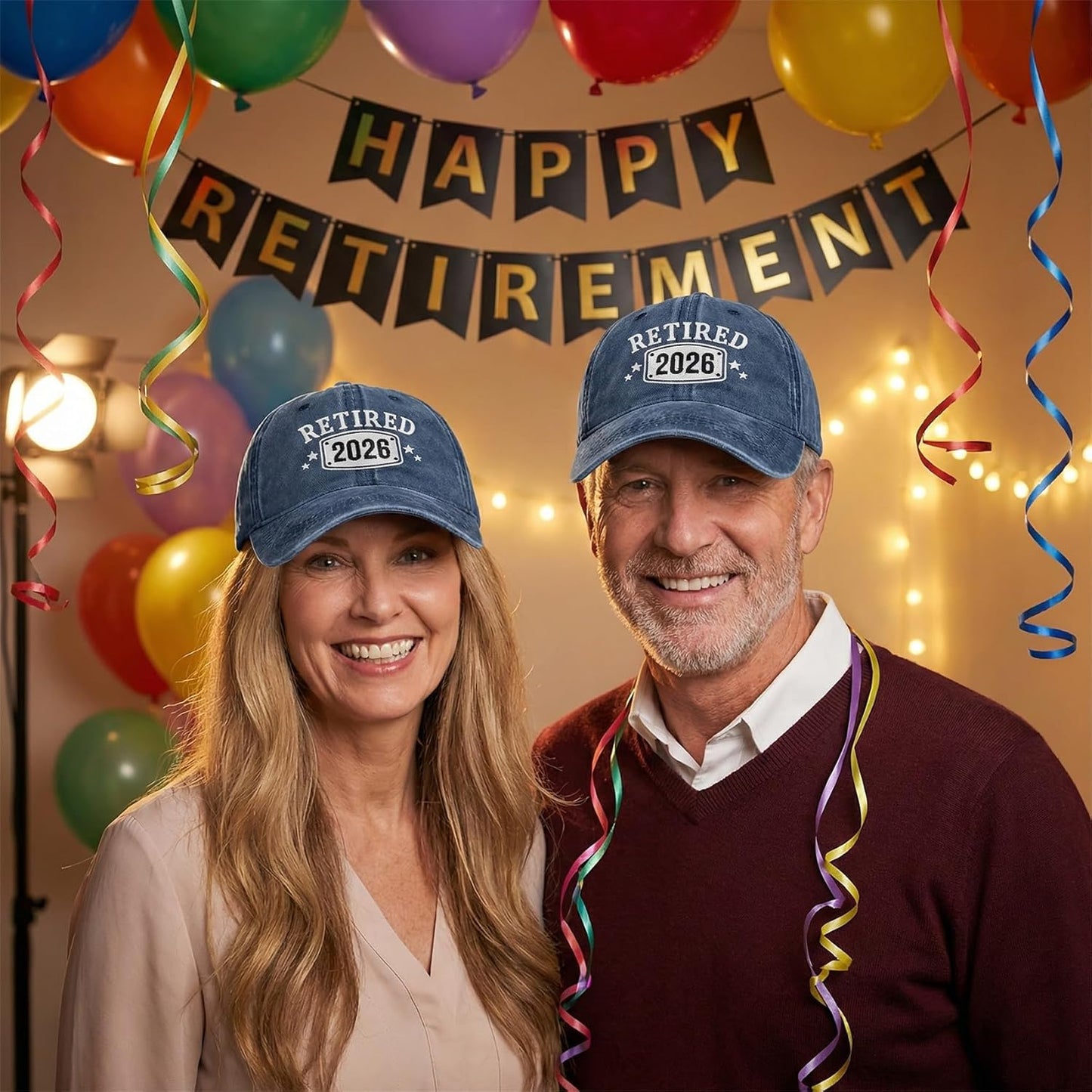 Retirement Gifts for Men Women Happy Retired Hat