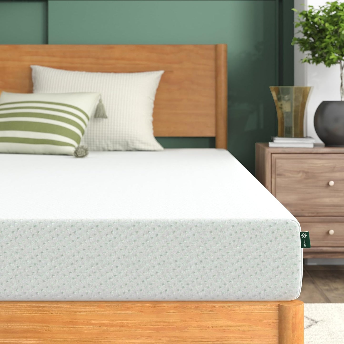 Zinus 6 Inch Green Tea Memory Foam Mattress - Twin Size | Fiberglass Free & CertiPUR-US Certified