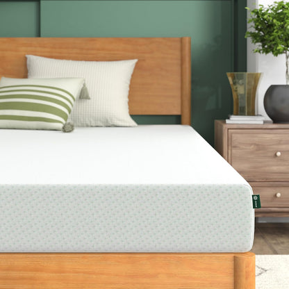Zinus 6 Inch Green Tea Memory Foam Mattress - Queen Size, Fiberglass-Free, CertiPUR-US Certified, Custom Contour Support