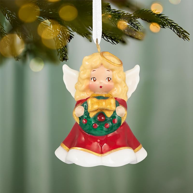 Hallmark Keepsake 2026 O Little Angel Christmas Ornament - Porcelain Mini Cherub