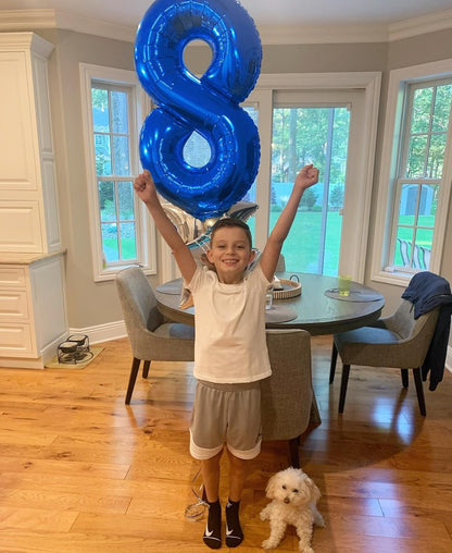 Number 27 Navy Blue Balloon - 40 Inch Birthday Decoration for 27th Celebration | Party Supplies