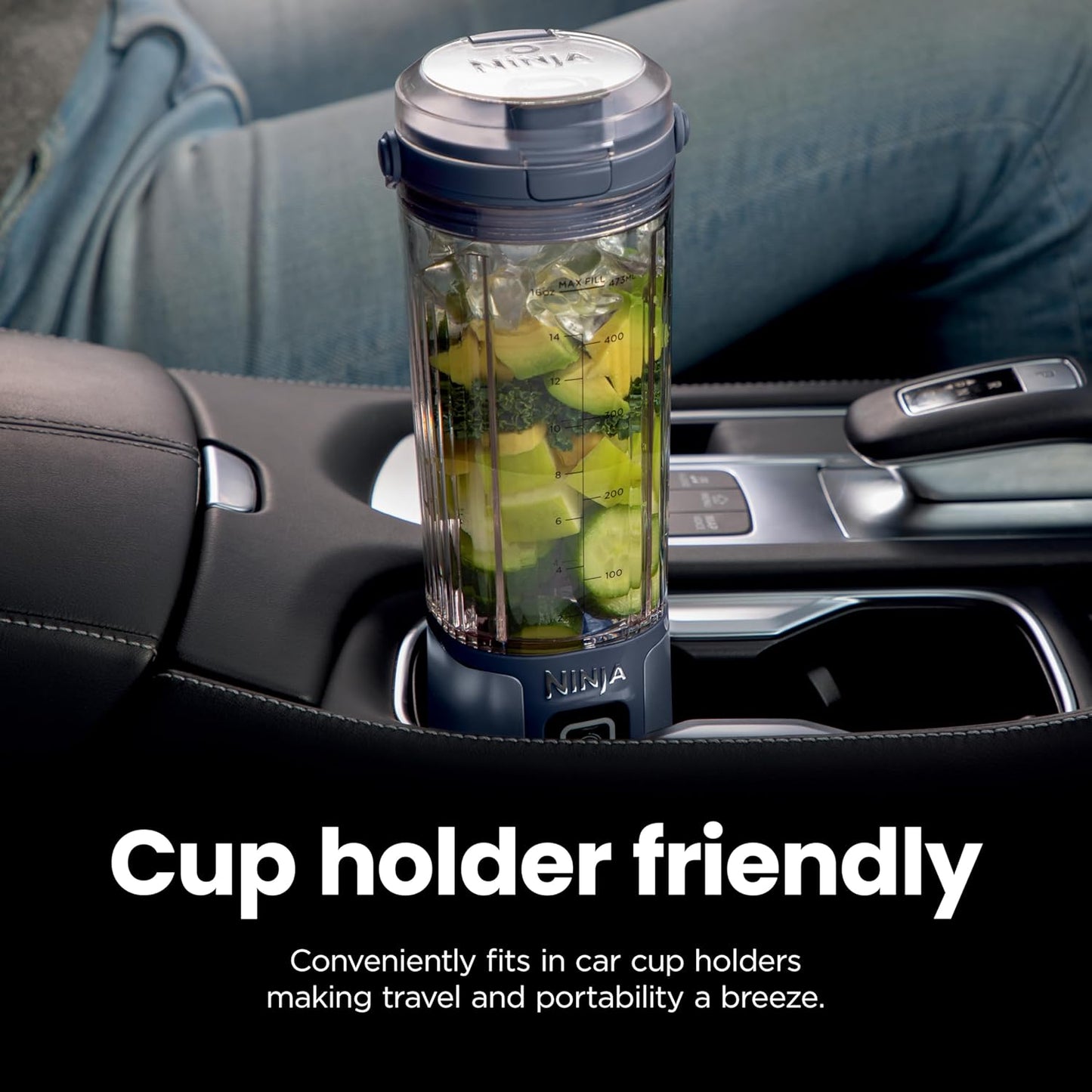 Ninja Blast Portable Blender - Cordless 18oz Personal Blender for Smoothies & Shakes | BPA-Free, USB-C Rechargeable, Lavender