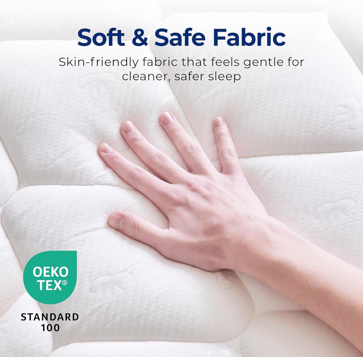 Neo Sleep Full Size Mattress - 8 Inch Hybrid Comfort with Cooling Gel Memory Foam & Spring Support