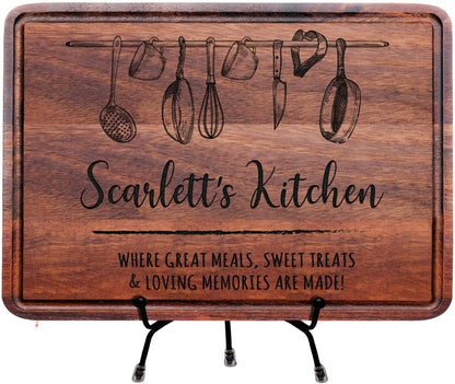 Skiennix Personalized Engraved Cutting Board - Unique Custom Gift for Mom, Wife, or Grandma | Perfect for Any Occasion