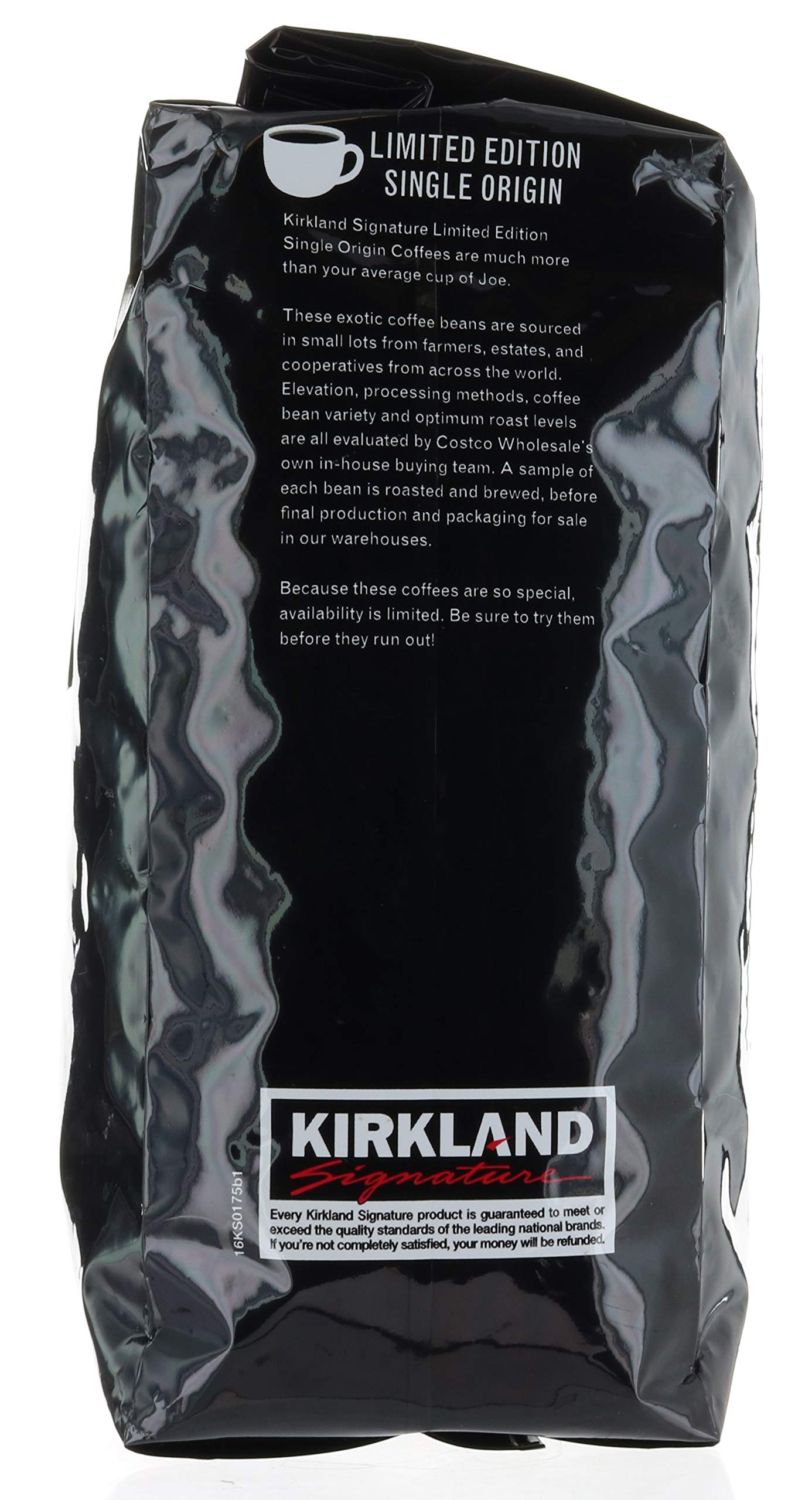 Kirkland Signature Limited Edition Single Origin Organic Colombian Medium Roast Whole Bean Coffee 2LB