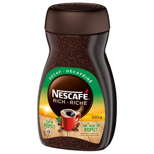 NESCAFÉ RICH Decaffeinated,dark roast Instant Coffee 100g