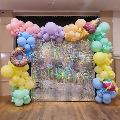 Pastel Balloons | 110pcs 12-Inch Rainbow Balloons for Birthday, Wedding & Baby Shower Decor