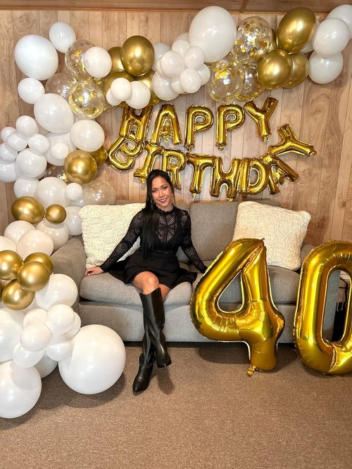 Gold 40-Inch Number Balloons by [Brand Name] - Perfect for 4th Birthday, Graduation & Baby Shower Celebrations