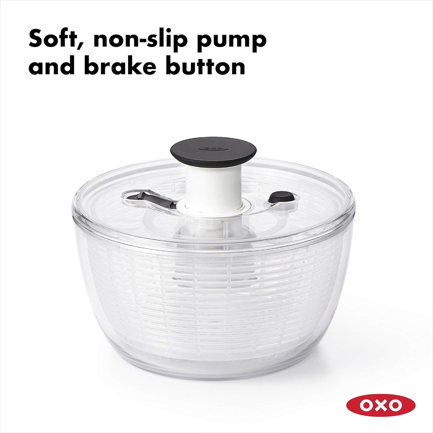 OXO Good Grips Salad Spinner - Efficient Herb & Lettuce Washer | Pack of 12 for Easy Meal Prep