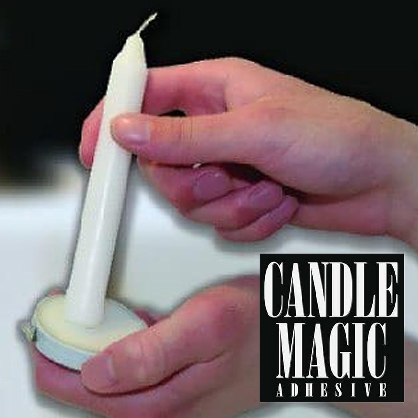 Ner Mitzvah Candle Magic - Candle Wax Adhesive for Secure Hold - 2 Pack