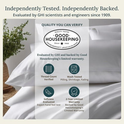 California Design Den King Pillowcase Set - 400 Thread Count, 100% Cotton, Soft & Breathable | Beige