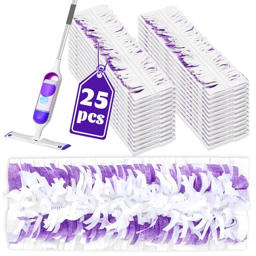 25 Count Disposable Pads for Swiffer Power Mop,Replacement for Swiffer Mopping Pads Refills Compatible with Swiffer Power Mop Pads,Multi-Surface Safe on All Finished Floors Cleaning