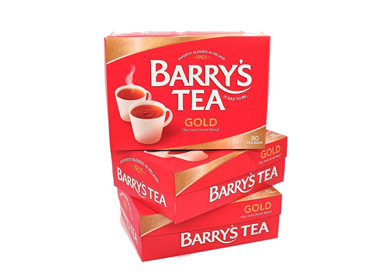 Barry's Tea Gold Blend 80 Teabags (3 Pack), Fresh from Barry's Tea in Ireland